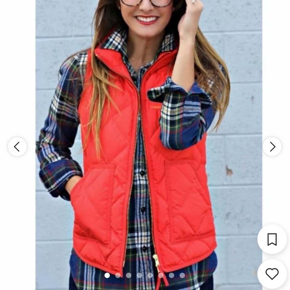 J. Crew Excursion Down Puffer Vest Quilted